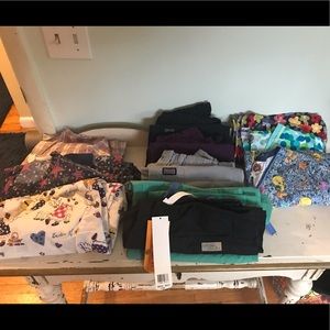 Scrub jackets/pants/tops